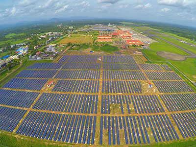 The World's First Solar-Powered Airport